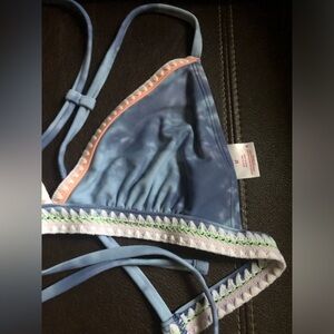 Light blue bikini with stitching